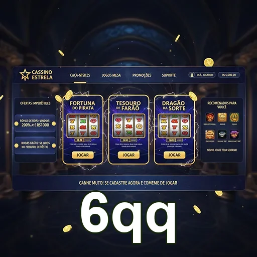 Jogador feliz realizando depósito pequeno no 6qq