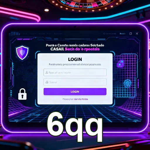 Tela de login para serviços VIP do 6qq, plataforma de jogos online.